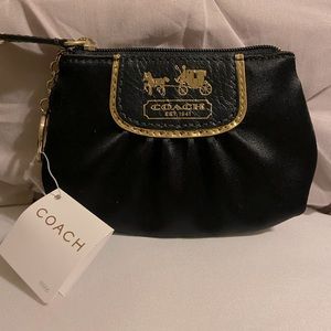 Mini Satin COACH Coin Purse